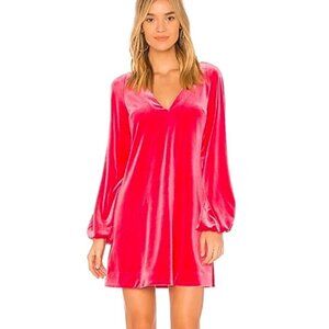 FREE PEOPLE Misha Velvet V Tie Back Dress